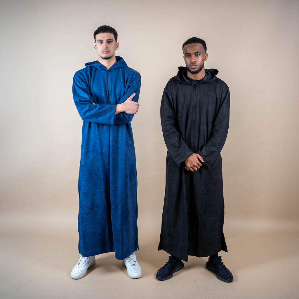 The Platinum hooded - Suede Thobe